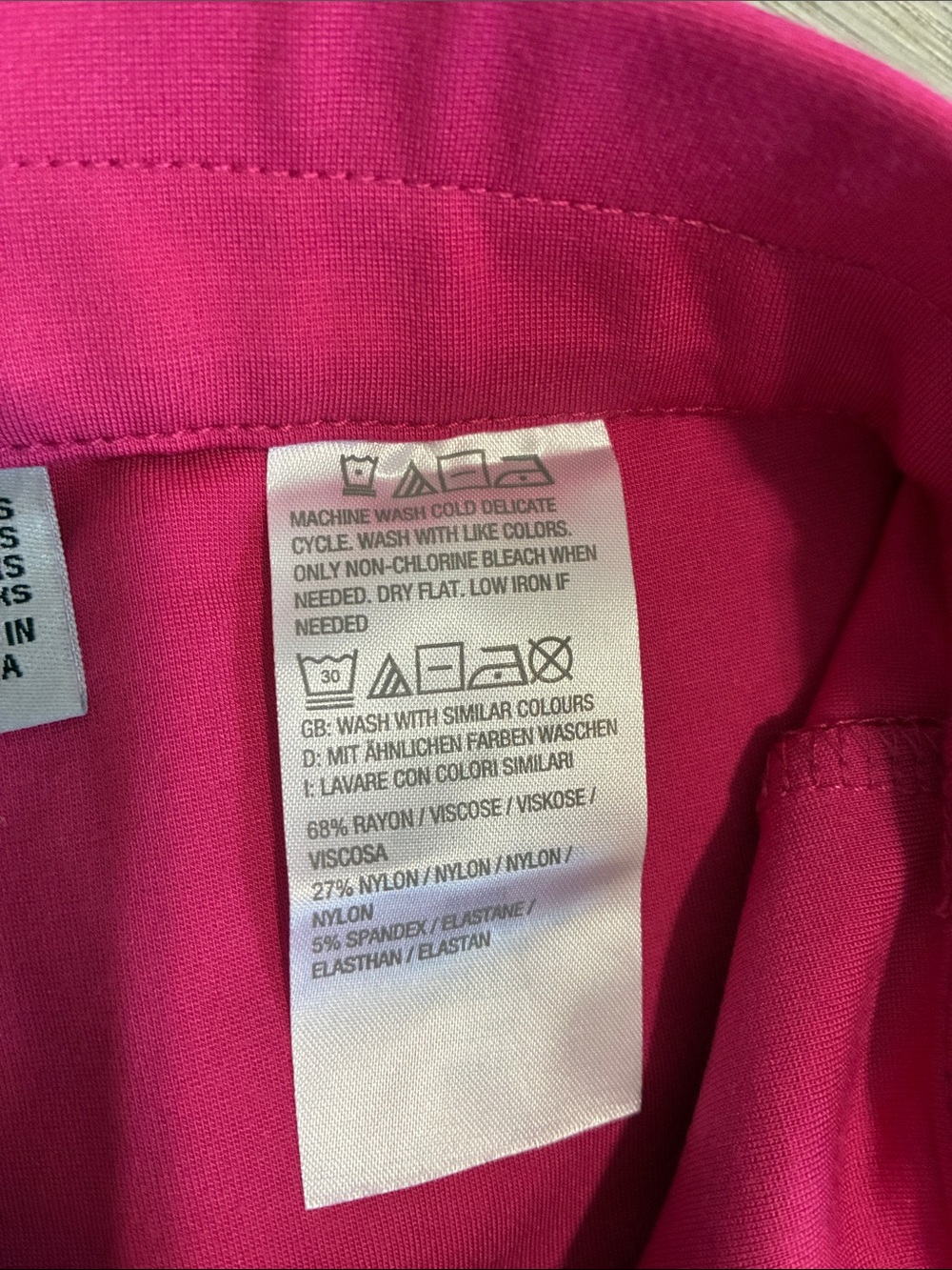 Susan Graver Vibrant Fuchsia Straight Leg Pants - Picture 5 of 6